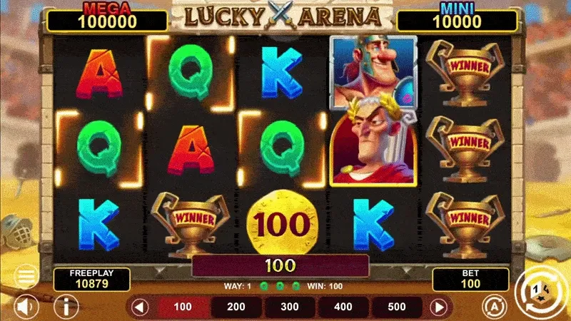 Lucky Arena Hold and win